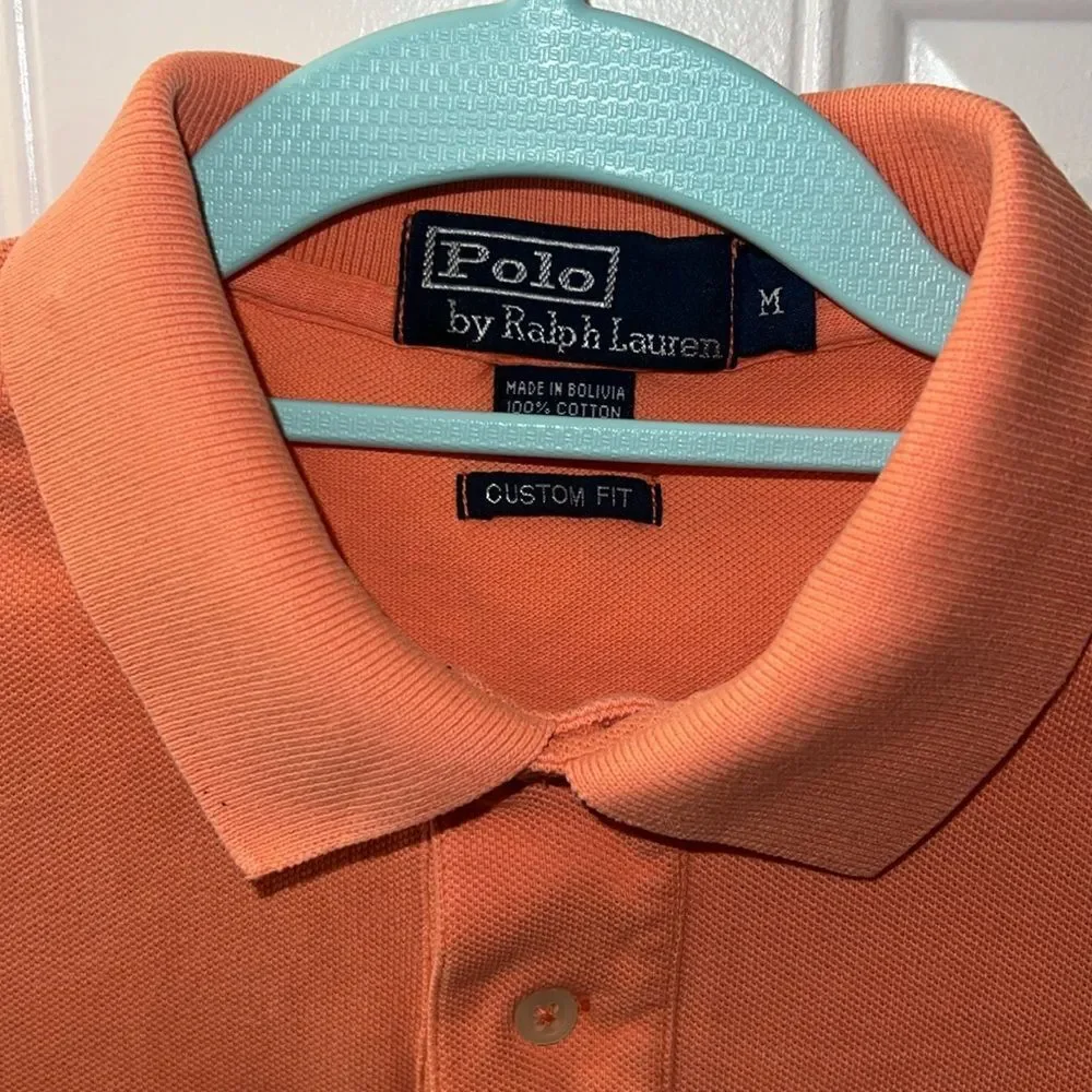 Polo Ralph Lauren shirt orange blue